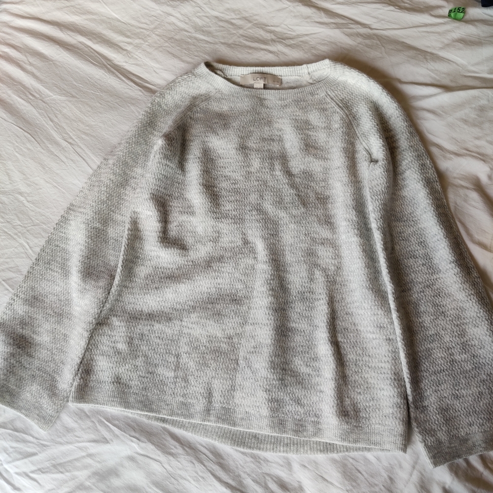 NWOT Loft Gray Sweater XXS